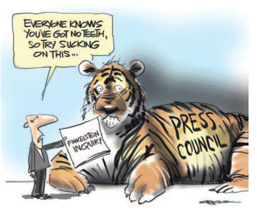 igure 1: One view of the effectiveness of the Australian Press Council 